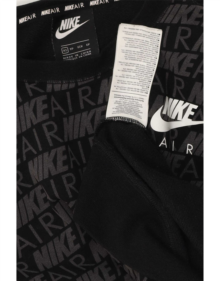 Moletom gráfico masculino Nike Jumper XS algodão preto