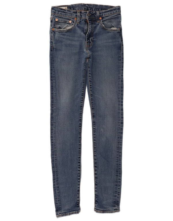 Levi's Womens Skinny Jeans W31 L32 Blue Cotton