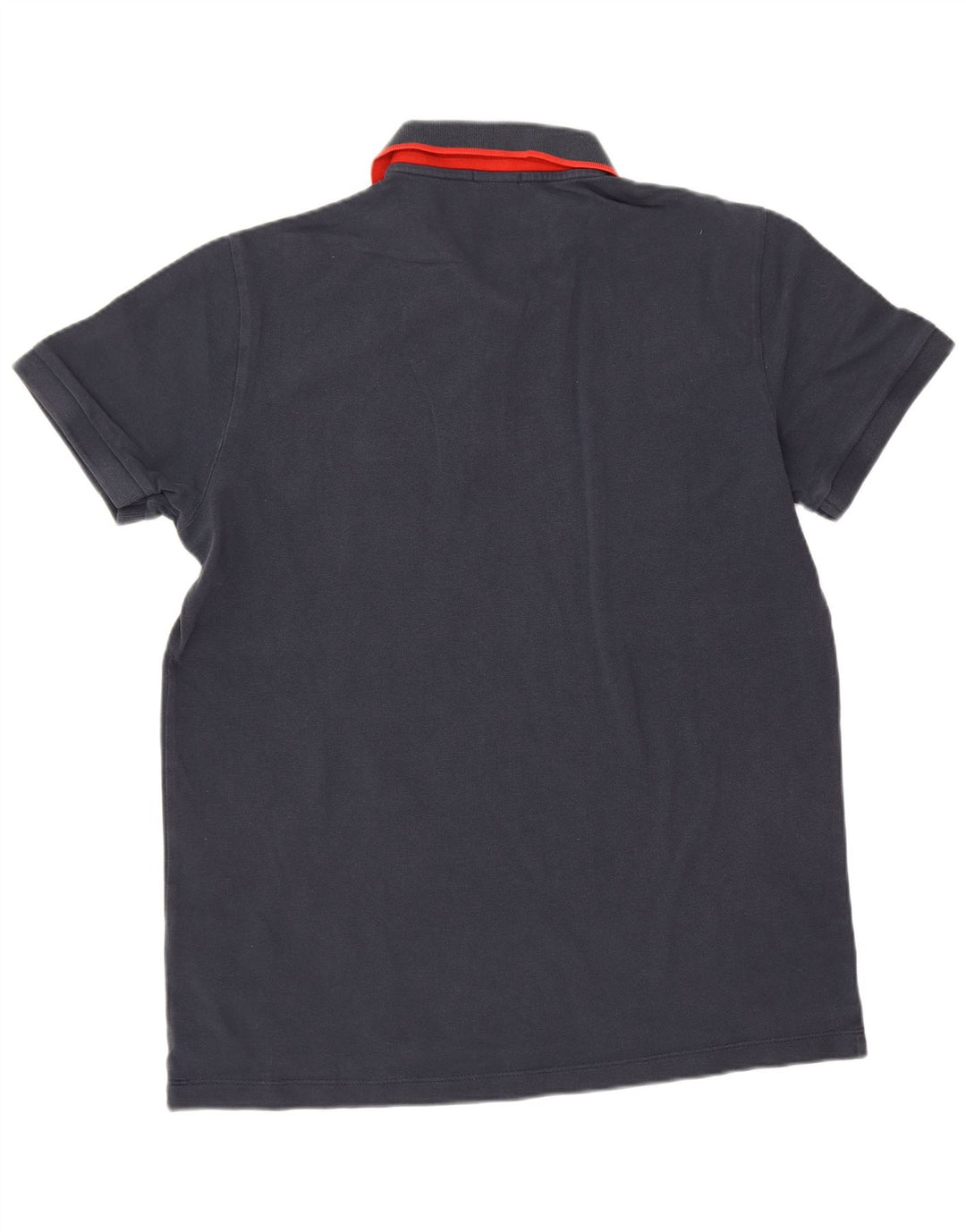 Camisa polo masculina de ajuste regular Hugo Boss, algodão azul marinho médio