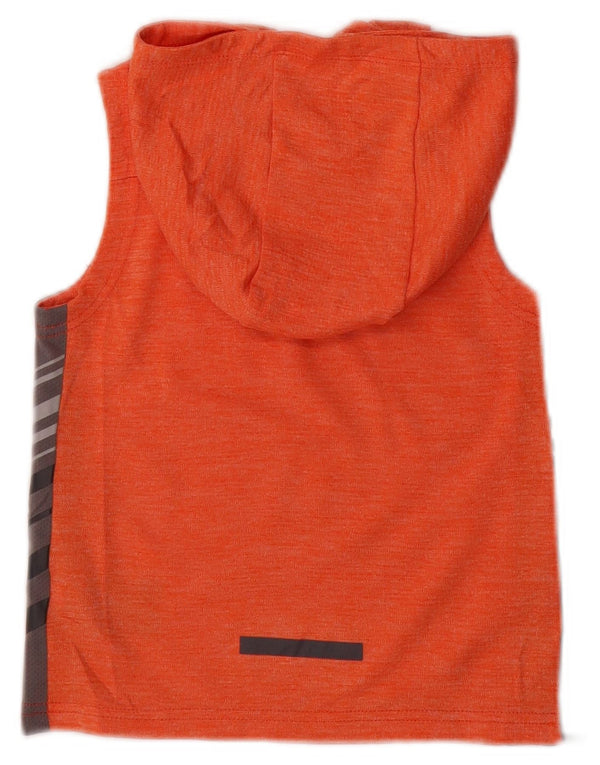 Russell Athletic Girls Dri-Power moletom com capuz 4-5 anos XS laranja