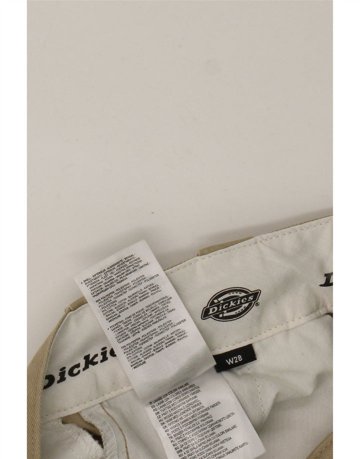 Calças Chino retas masculinas Dickies W28 L25 poliéster marrom
