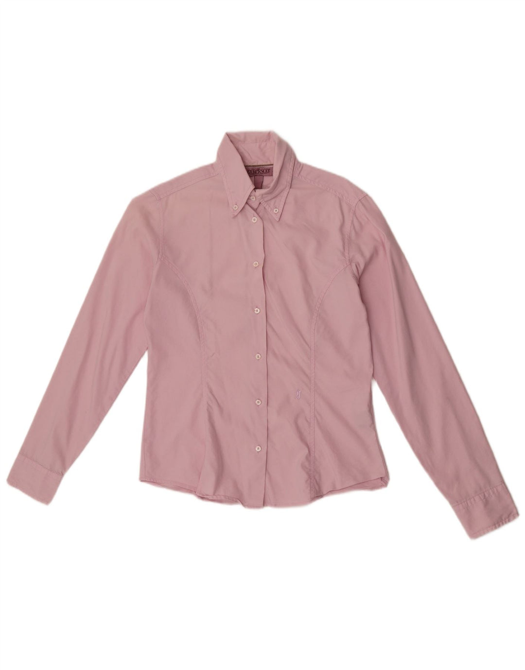 Camisa feminina JECKERSON UK 14 algodão rosa médio