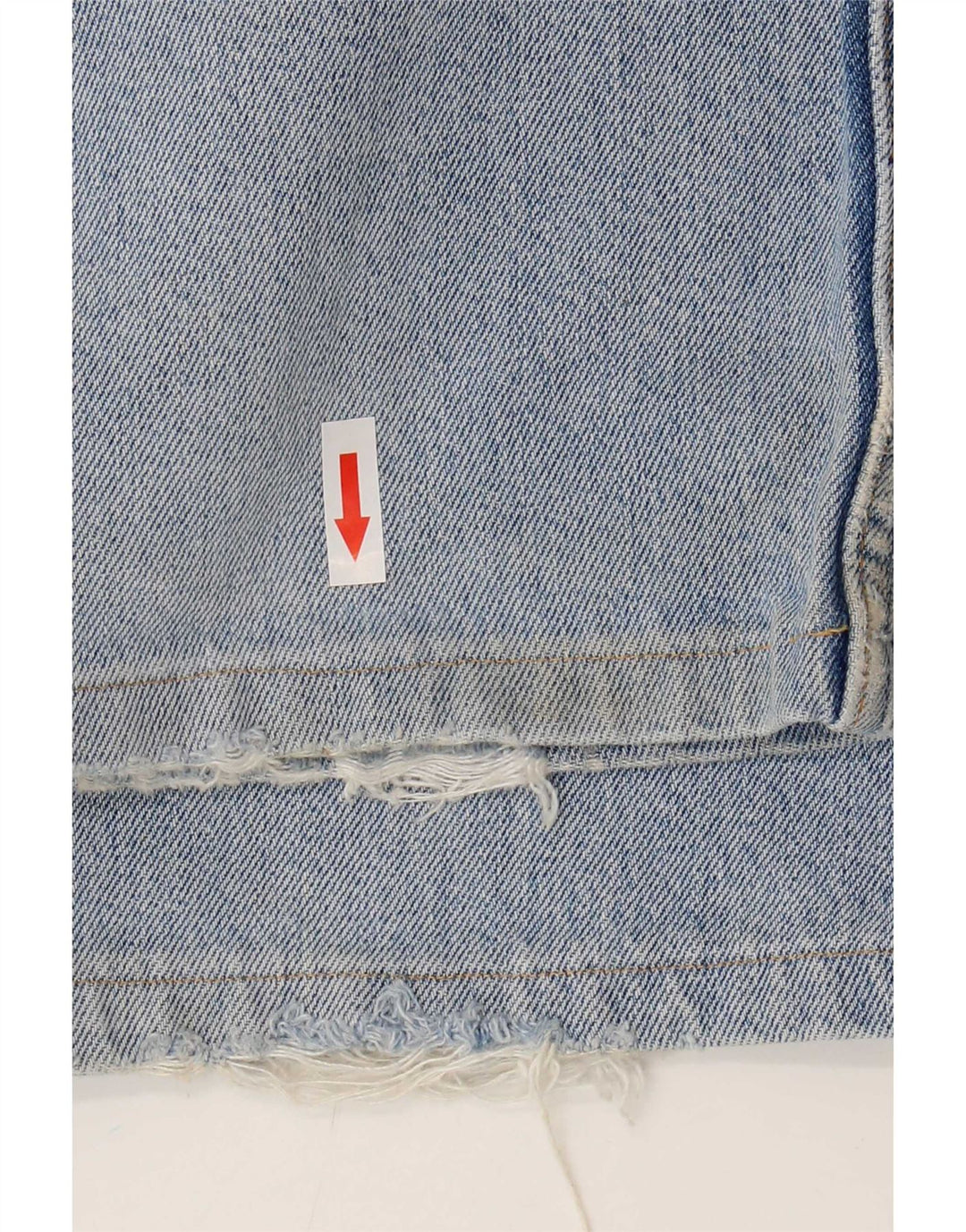 Calça Jeans Levis Masculina 501 Distressed Straight W36 L28 Azul Algodão