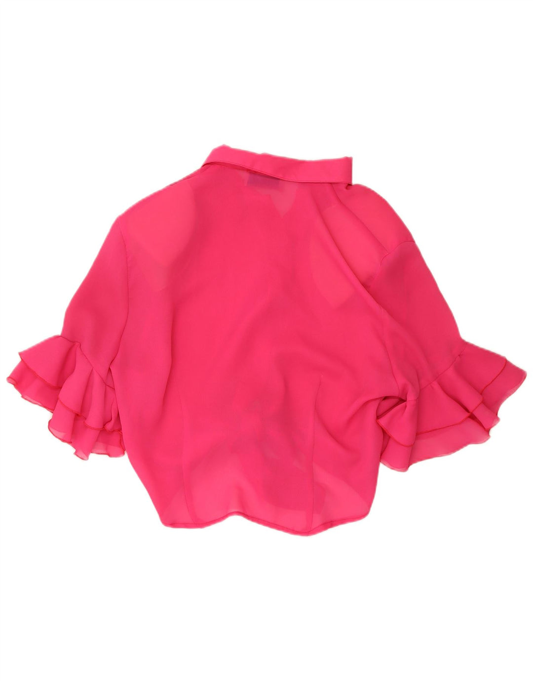 Blusa feminina de manga curta ACCORDO Reino Unido 12 poliéster rosa médio