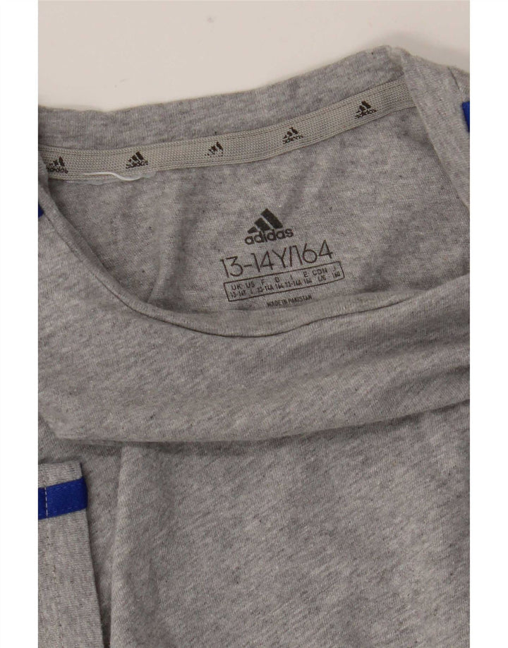 Top Adidas Meninos 13-14 Anos Cinzento