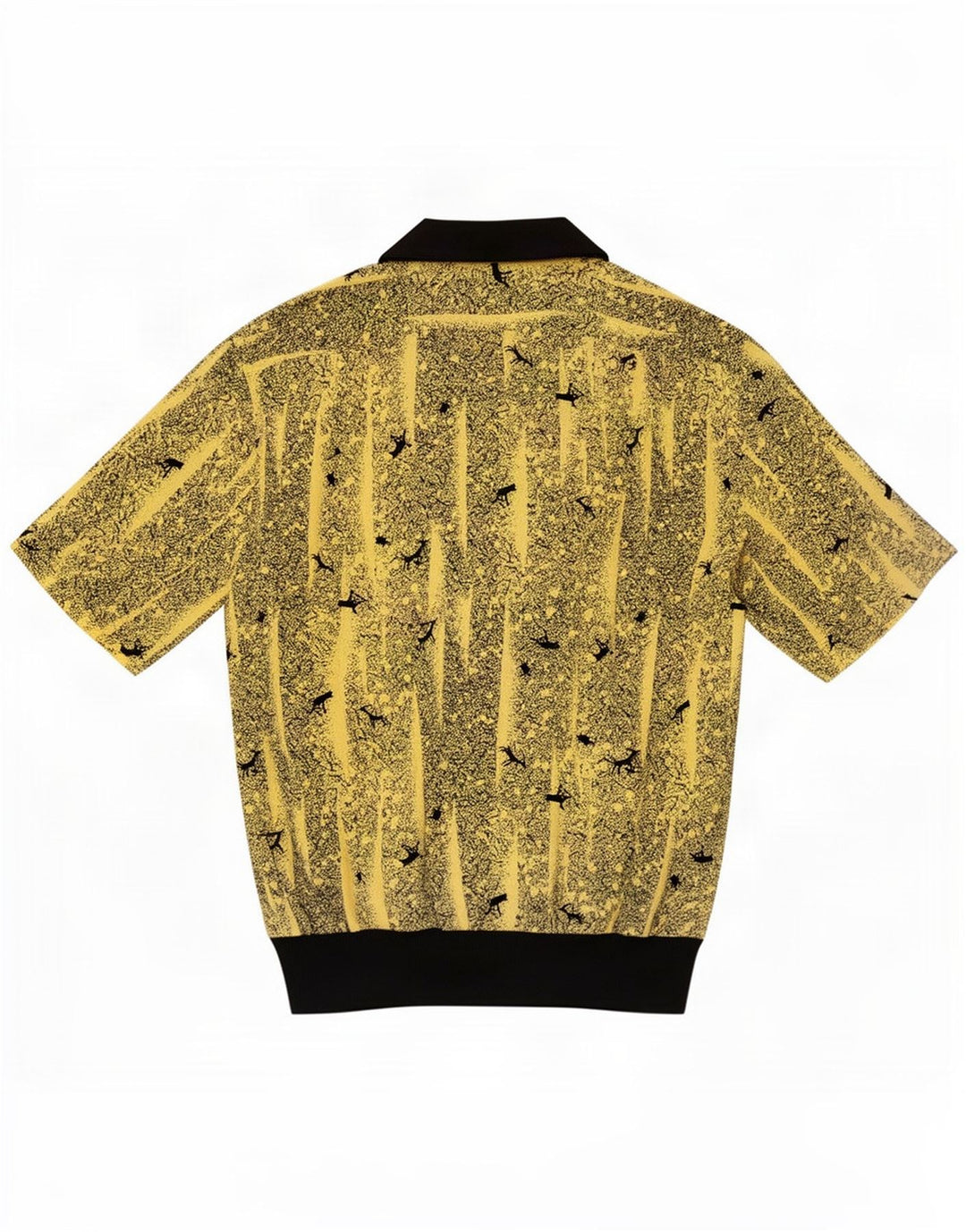 Pulôver feminino Desiree com estampa abstrata grande tamanho Reino Unido 14 grande amarelo