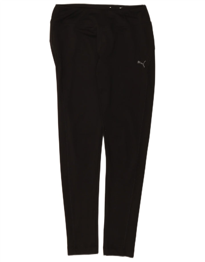 Leggings Puma Feminino UK 10 Pequeno Poliéster Preto