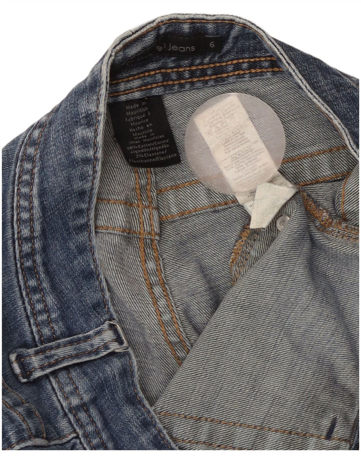 Calça jeans feminina CALVIN KLEIN US 6 pequena W32 L30 algodão azul