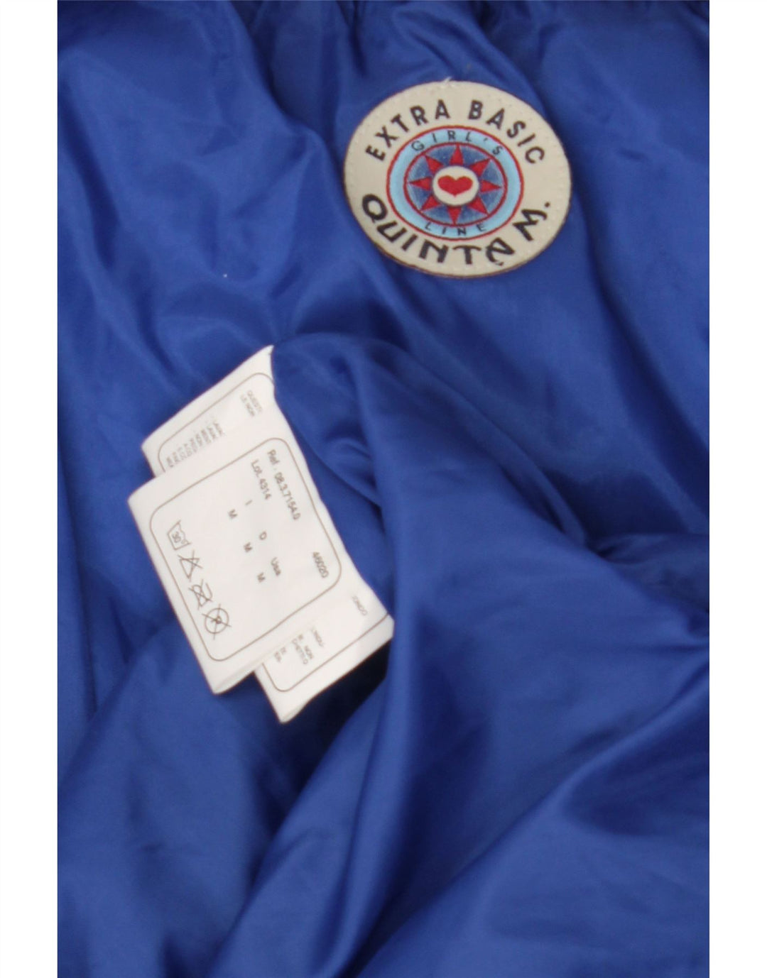 Jaqueta acolchoada masculina vintage UK 38 poliéster preto médio