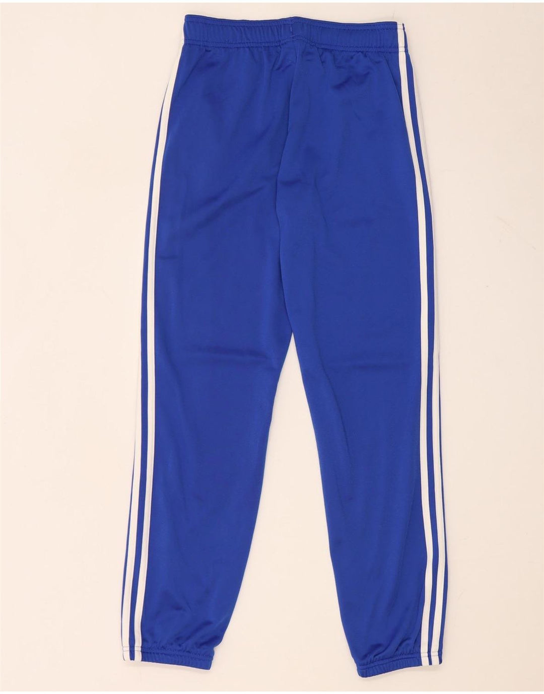 Adidas meninos calças de treino joggers 11-12 anos azul poliéster