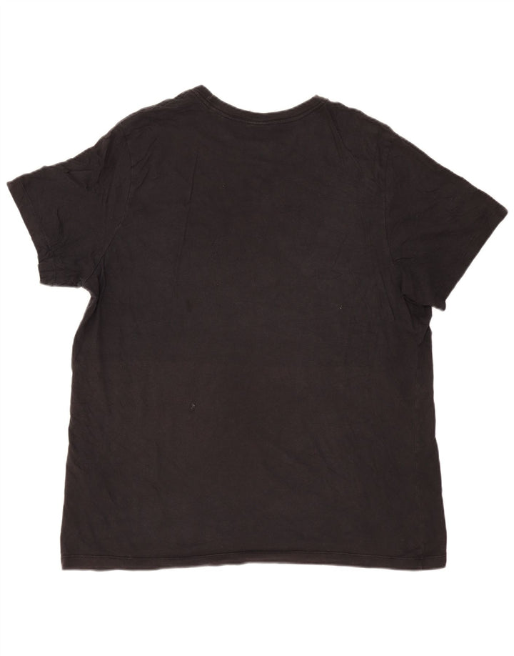 Camiseta Nike masculina gráfica Top 2XL algodão preto