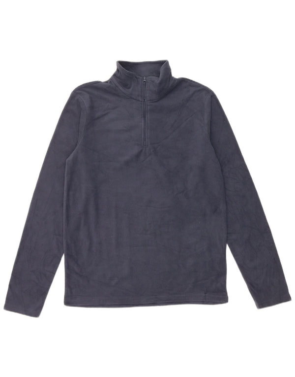 Mountain Warehouse Mens Zip Neck Fleece Jumper XS Azul Marinho Poliéster