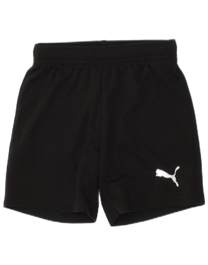 Shorts esportivos masculinos PUMA 5-6 anos pretos