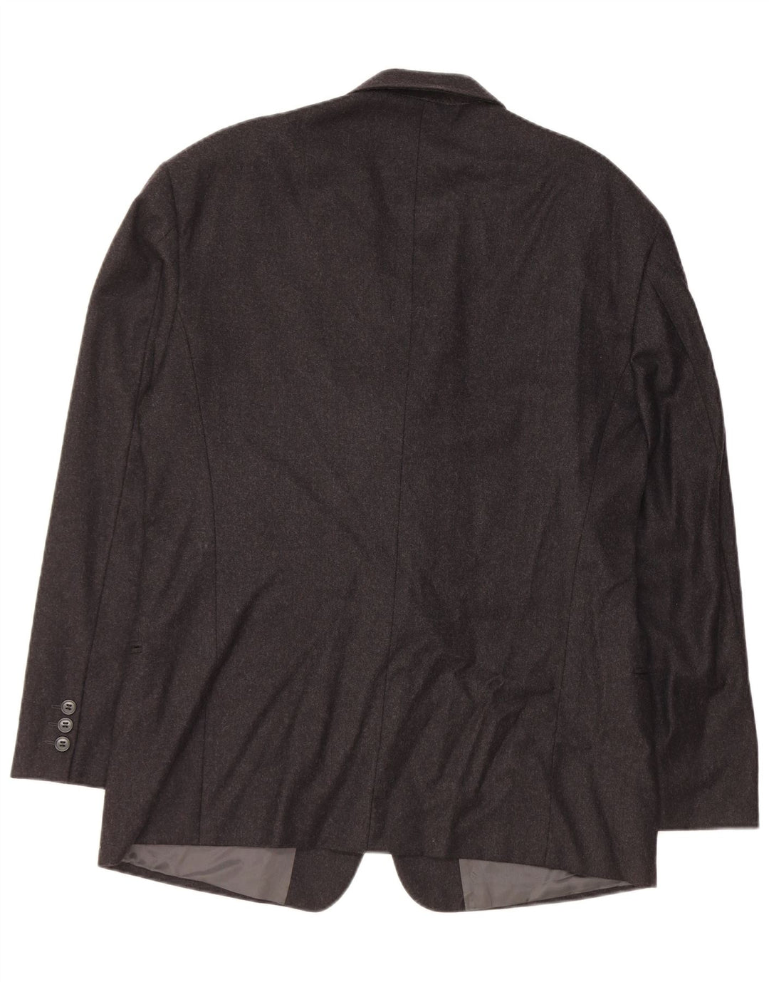 Jaqueta blazer masculina EMPORIO ARMANI com 2 botões Reino Unido 38 médio preto lã nova