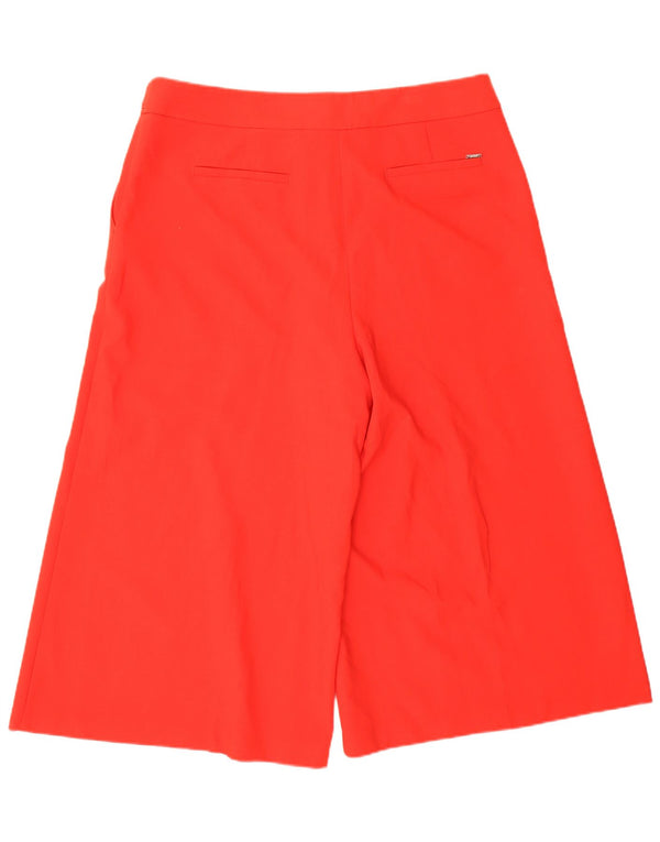 Calça feminina Marks & Spencer Per Una Capri UK 18 XL W30 L21 vermelha