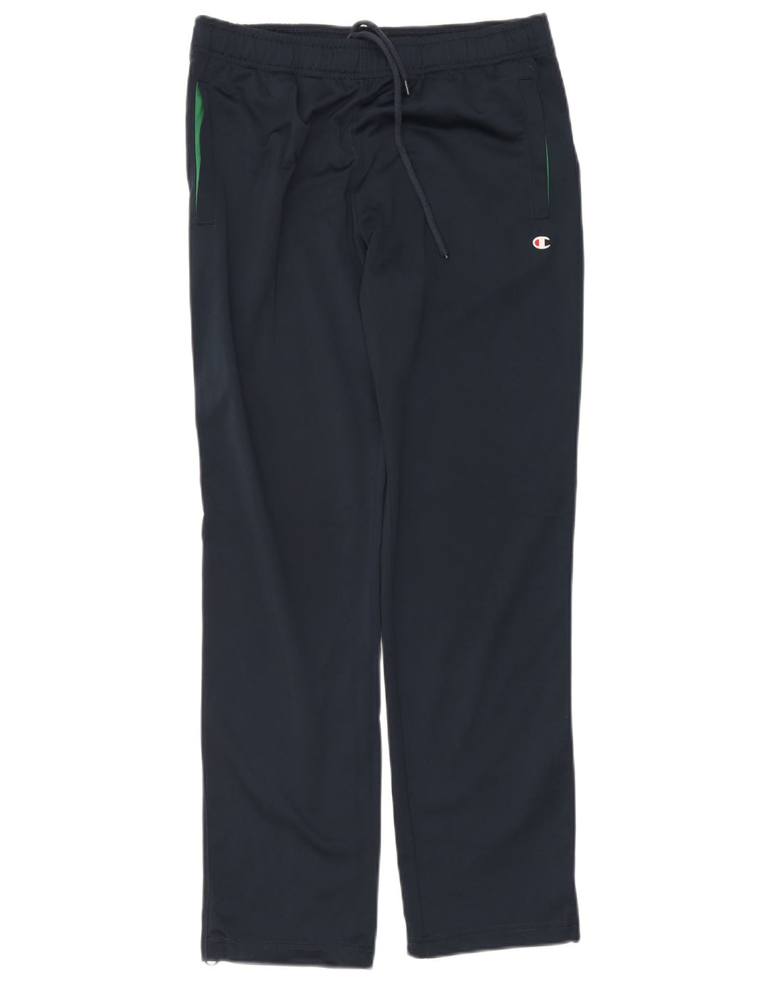 Calça de treino masculina Champion pequena azul marinho poliéster