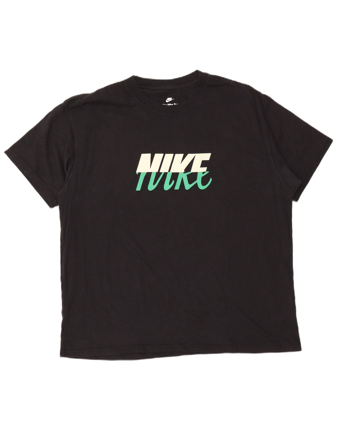 Camiseta masculina Nike Loose Fit Graphic Top XL de algodão preto