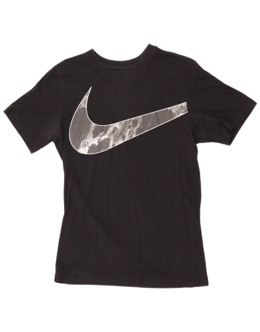 Camiseta Nike Masculina Dri Fit Graphic Top Pequeno Algodão Preto