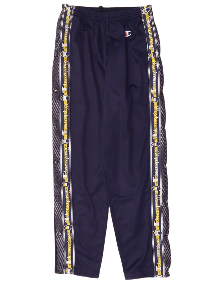 Calça esportiva masculina Champion USA Graphic pequena azul marinho poliéster
