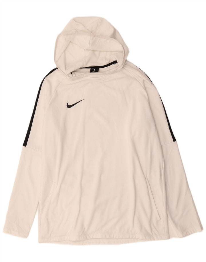 Suéter Nike masculino Dri Fit com capuz, grande, branco, colorido, poliéster