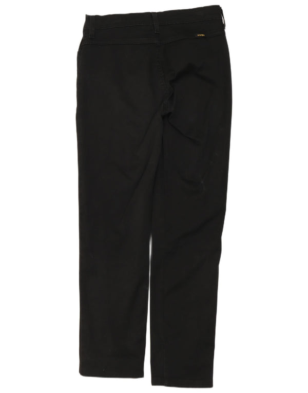 Wrangler Mens Straight Casual Trousers W30 L30 Black
