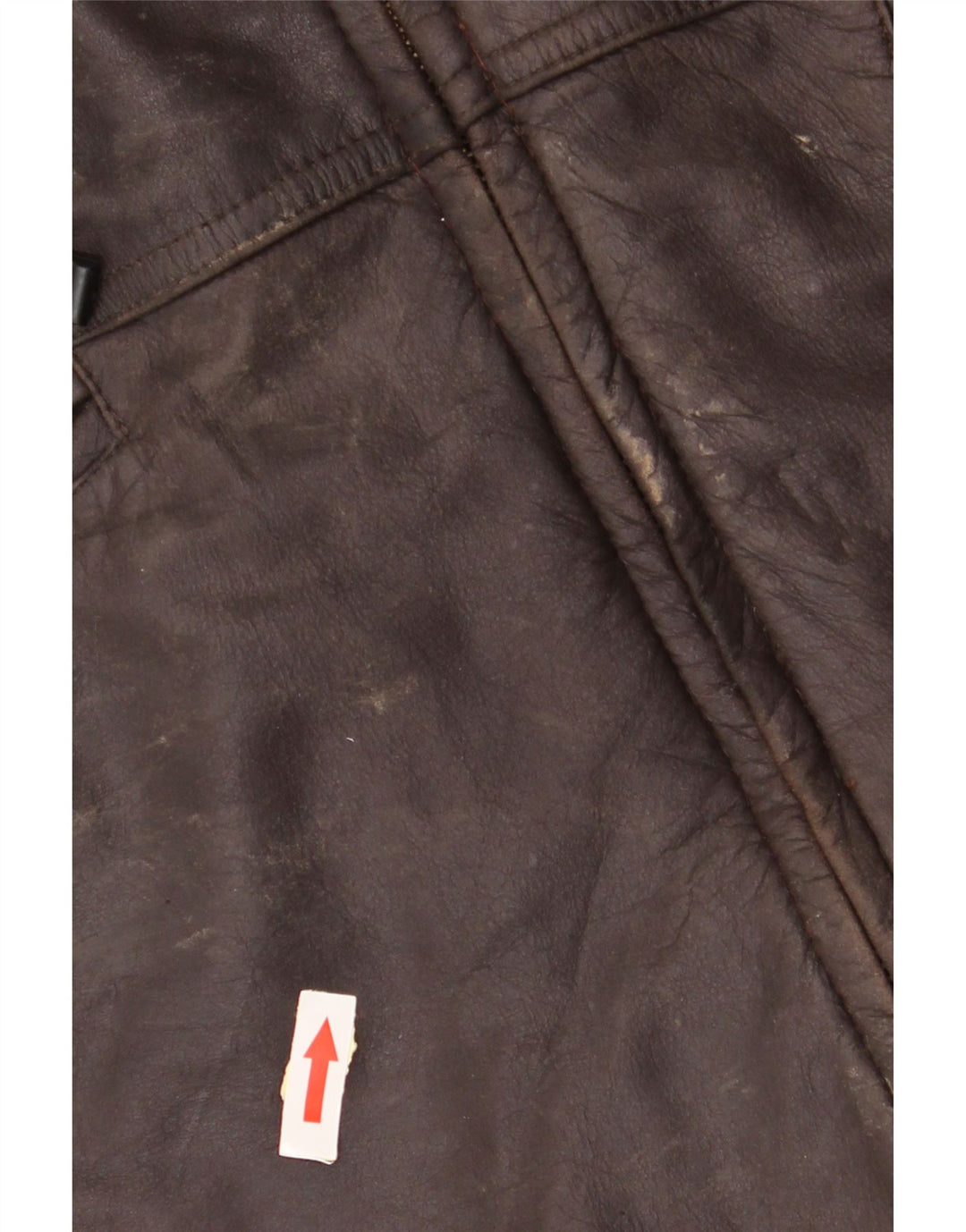 Jaqueta de couro masculina vintage Reino Unido 40 grande couro marrom