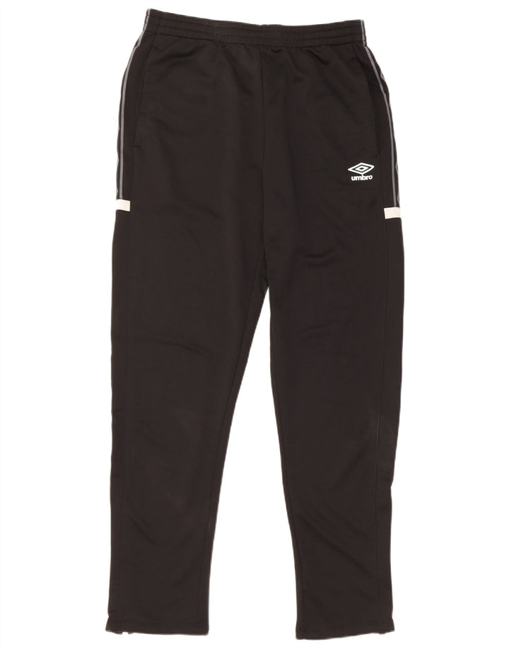 Umbro Mens Graphic Tracksuit Calças Médio Poliéster Preto