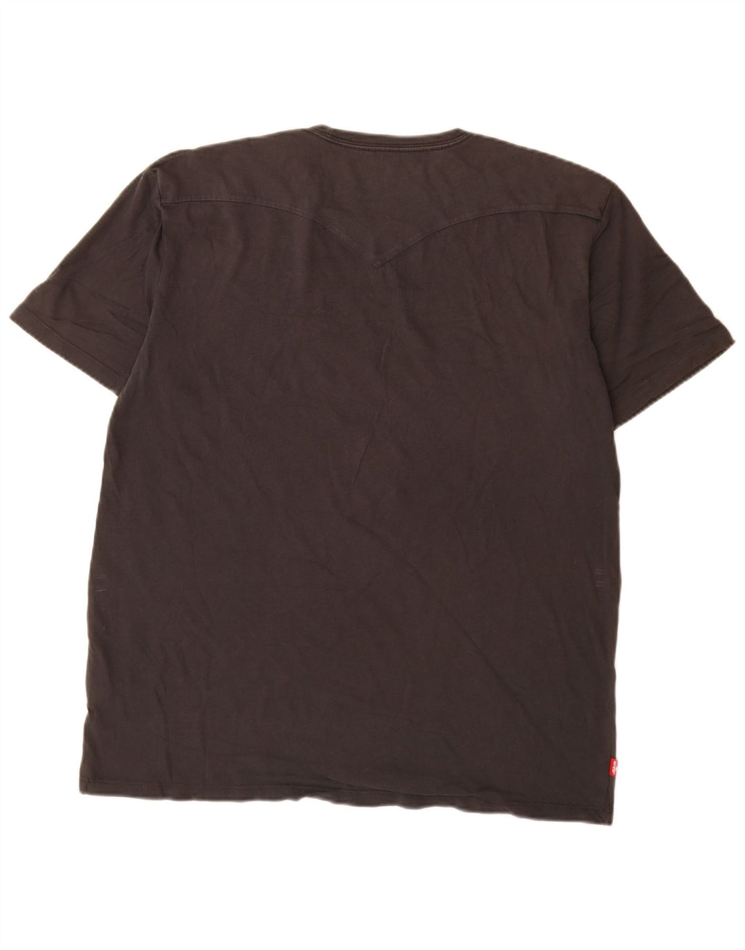 Camiseta gráfica masculina Levi's Top XL algodão cinza