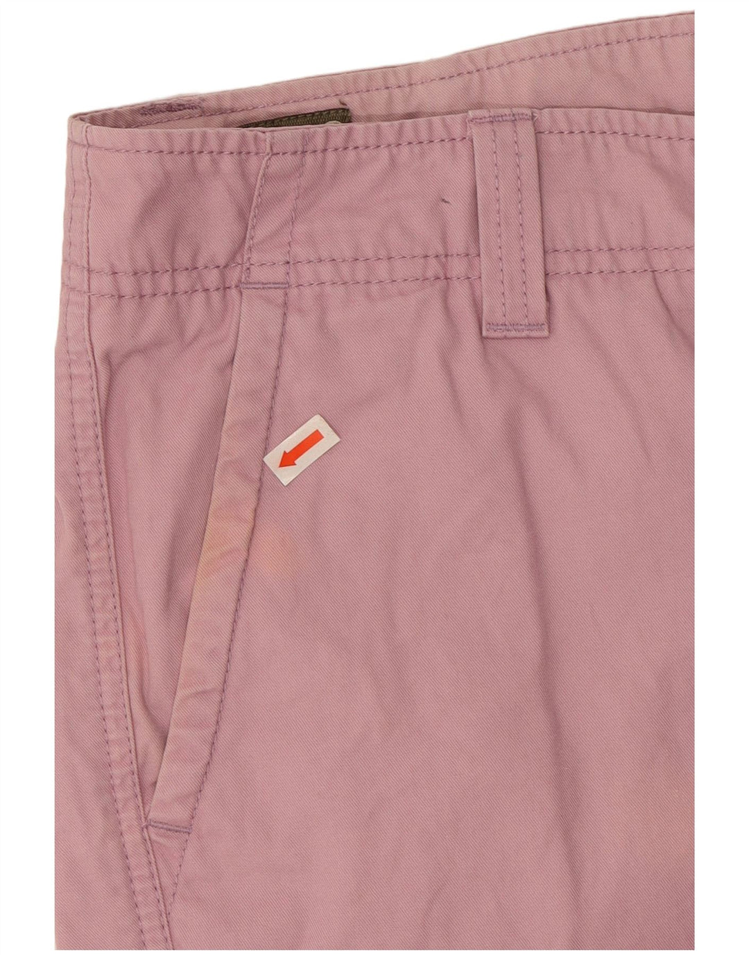 Timberland Mens Chino Shorts W32 Médio Algodão Rosa