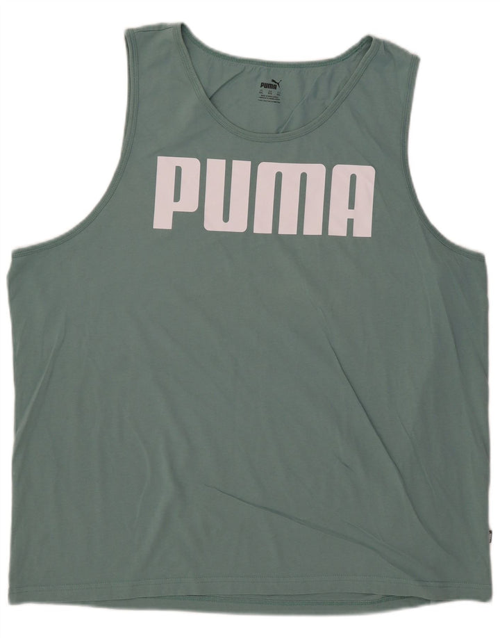 Colete gráfico masculino Puma 2XL verde