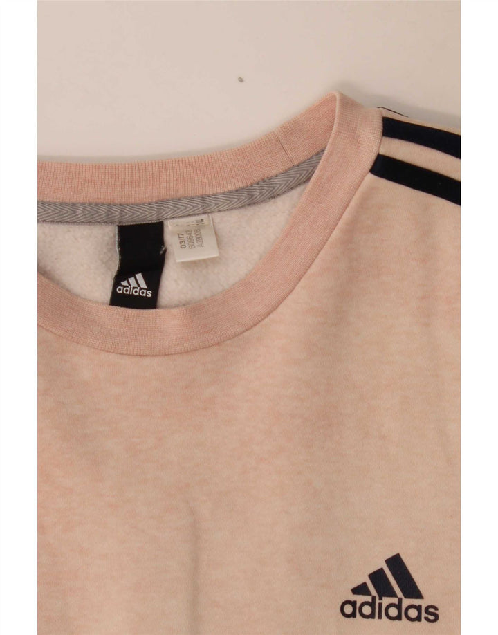Adidas Mens Graphic Regular Fit Suéter Grande Rosa