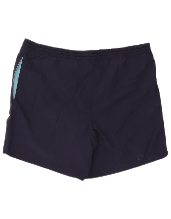 Fila Mens Sport Shorts Grande Poliéster Azul Marinho