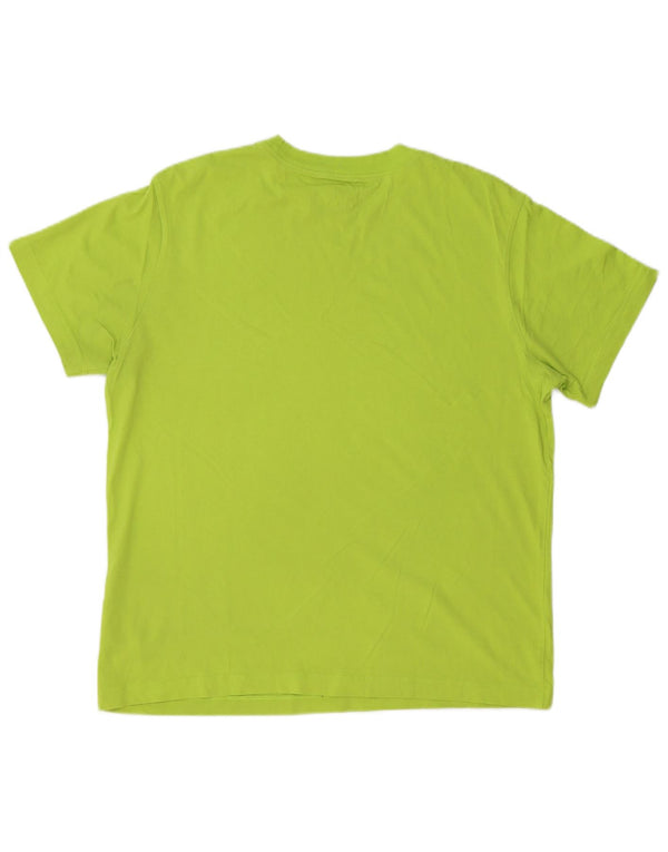 Camiseta masculina Nike Loose Fit Top Pequeno Algodão Verde