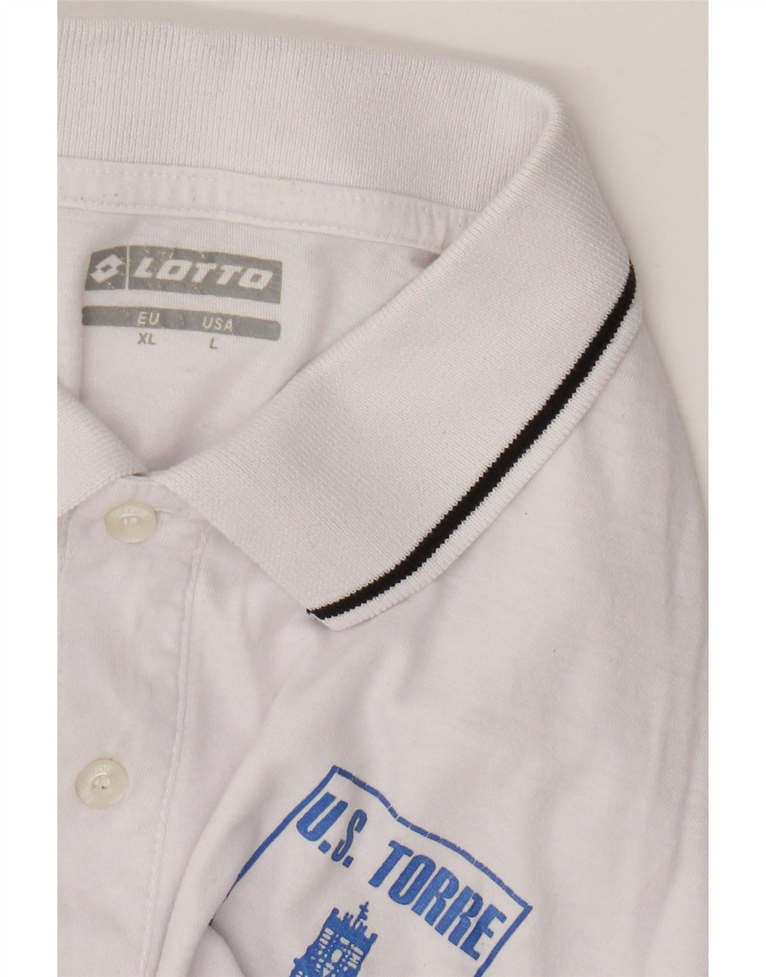 Camisa pólo masculina Lotto XL branca