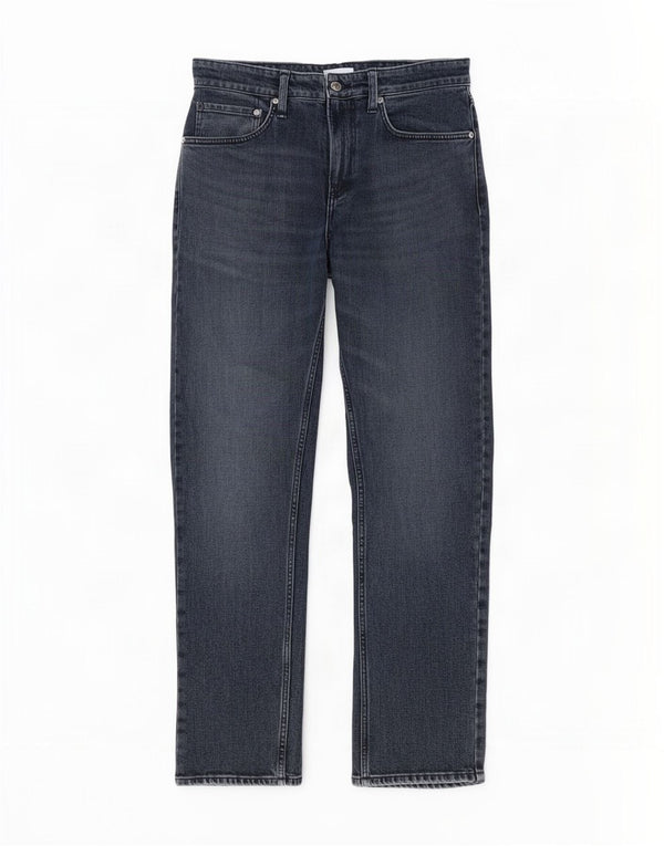 Calvin Klein Mens Straight Jeans W32 L32 Grey Cotton