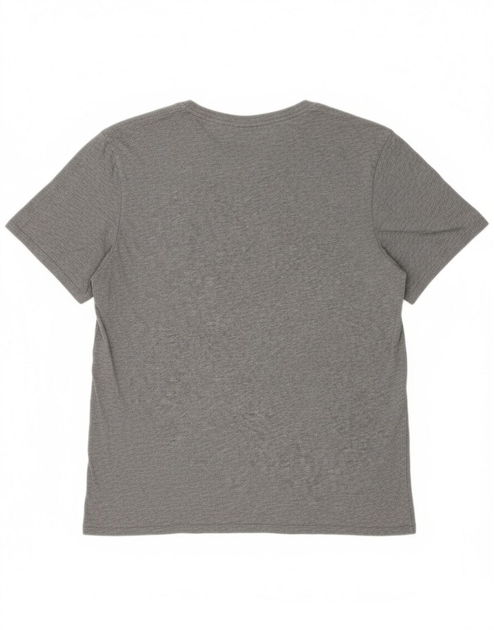 Camiseta gráfica masculina NIKE XL cinza algodão