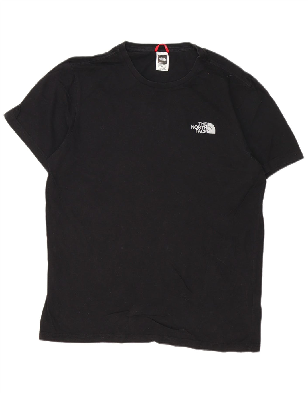 Camiseta masculina The North Face Top médio algodão preto