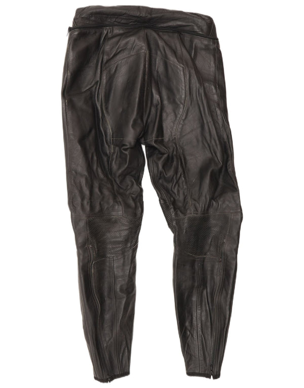 Calça masculina Dainese Moto Racer tamanho 50 pequena W30 L30 motocicleta preta