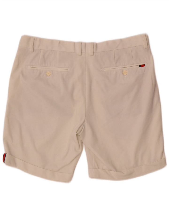 Zara Mens Chino Shorts EU 42 Grande W32 Branco
