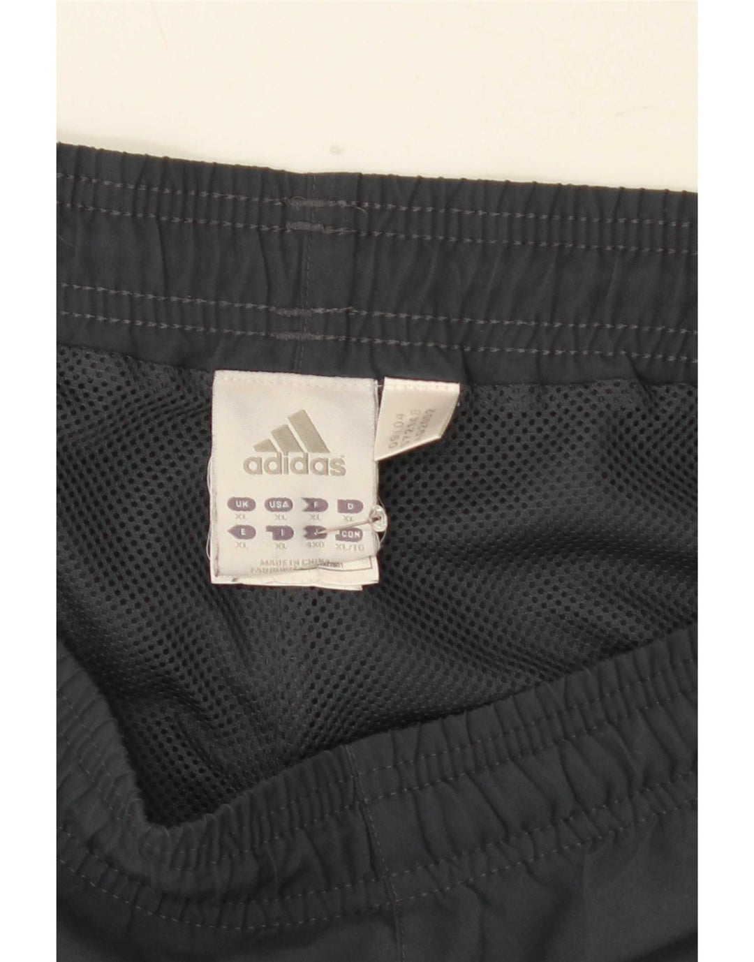 Shorts esportivos masculinos Adidas XL cinza poliéster