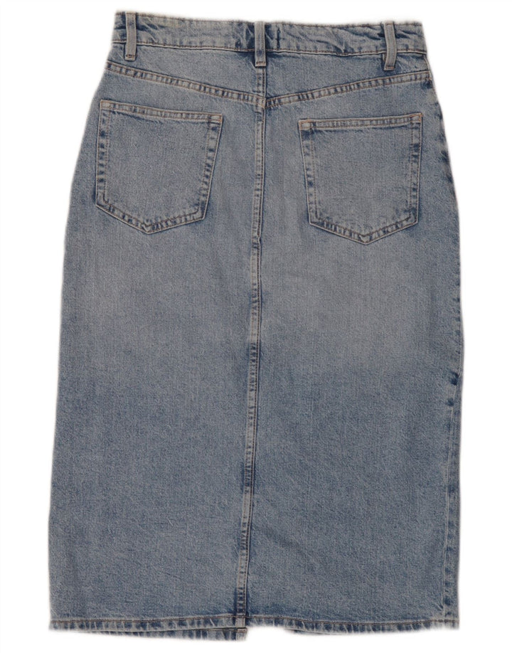 Saia jeans feminina Zara médio W28 azul