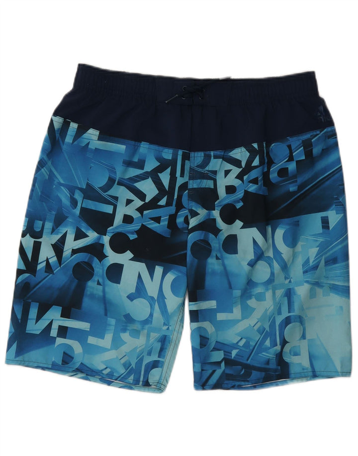 Calções de banho Adidas Boys Graphic 15-16 anos azul poliéster