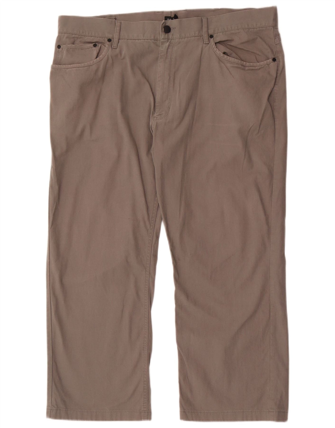 Calça masculina Marks & Spencer Autograph reta cortada W40 L25 cinza