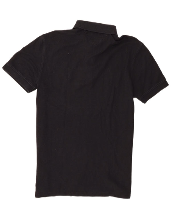 Camisa polo masculina Tommy Hilfiger grande algodão azul marinho