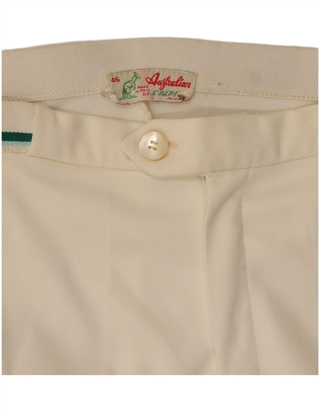 Shorts feminino AUSTRALIAN L'ALPINA IT 46 grande W33 off white sintético
