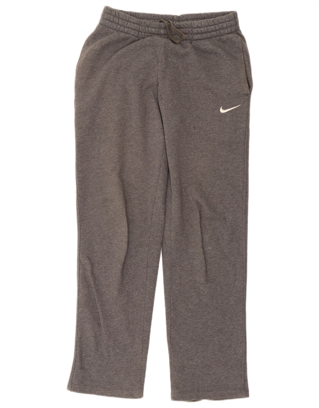Calça de treino masculina Nike pequena cinza algodão