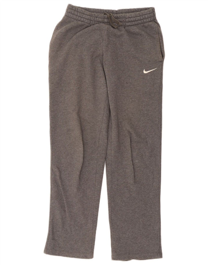 Calça de treino masculina Nike pequena cinza algodão