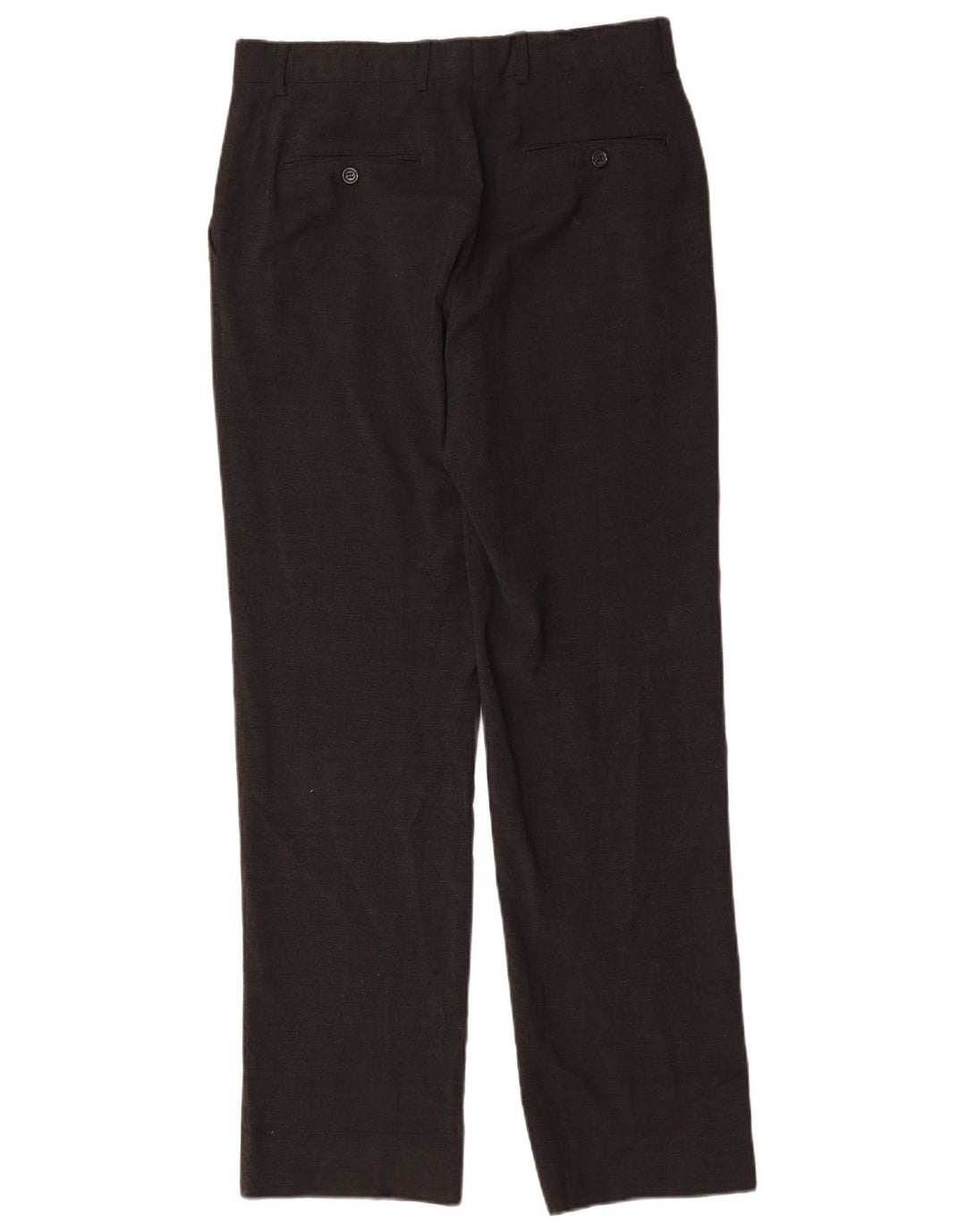 Calça masculina Zara Straight Suit EU 42 Grande W32 L33 Cinza Poliéster