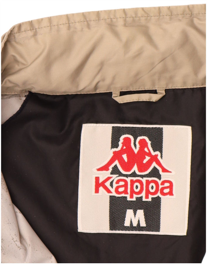 Jaqueta masculina Kappa Zip Rain UK 38 Medium Beige Colourblock Nylon