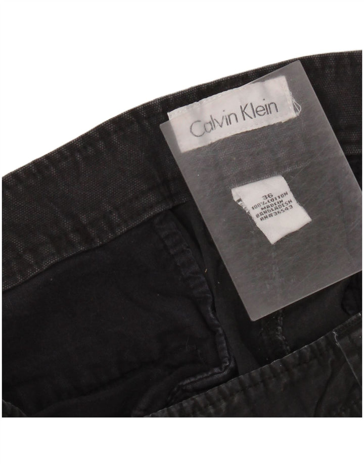 Shorts cargo masculino CALVIN KLEIN W36 grande algodão preto
